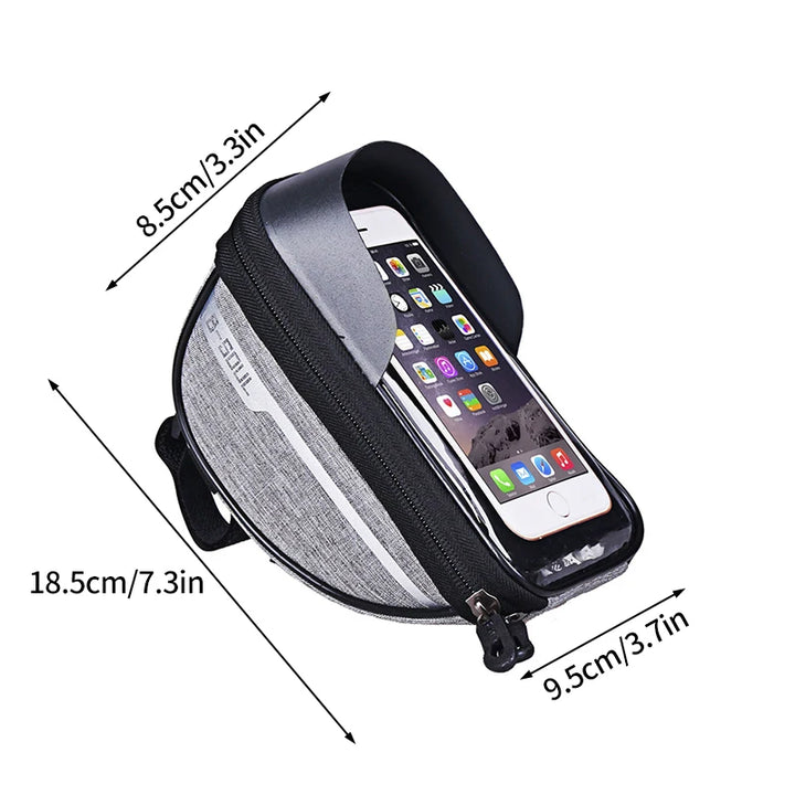 Rainproof Mountain Bicycle Bag Touch Screen Cycling Handlebar Bag MTB Road Bike Bag Bicycle Phone Storage Bags Cycling Equipment