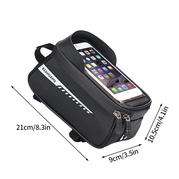 Rainproof Mountain Bicycle Bag Touch Screen Cycling Handlebar Bag MTB Road Bike Bag Bicycle Phone Storage Bags Cycling Equipment