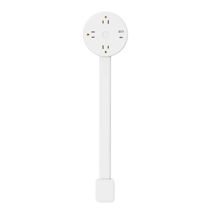 Extendable Electrical Outlet With USB-A/USB-C& AC Socket Extension For Desks Home Use- Power Outlet Adapter Extender US Pl