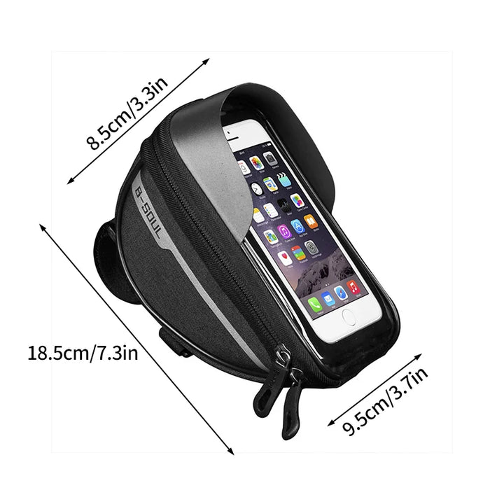 Rainproof Mountain Bicycle Bag Touch Screen Cycling Handlebar Bag MTB Road Bike Bag Bicycle Phone Storage Bags Cycling Equipment